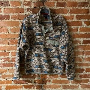 Patagonia chevron synchilla snap-t pullover